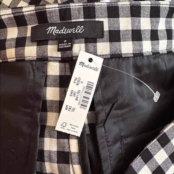 Madewell Gingham Mini Skort - Picture 6 of 13